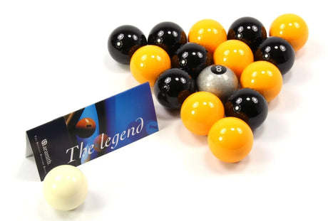 EXCLUSIVE! Aramith Premier SILVER 8 BALL Edition YELLOW and BLACK Pool Balls Aramith
