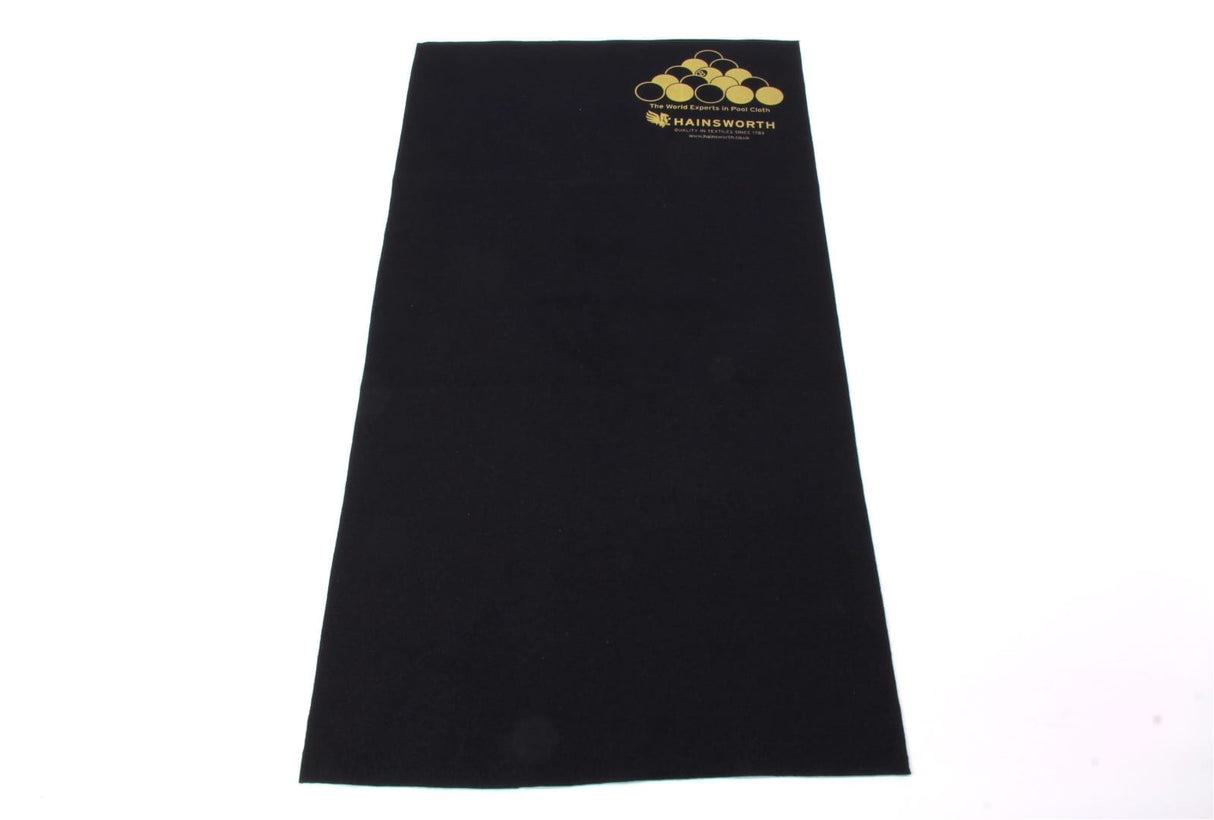 Hainsworth Pool Table Racking Cloth - BLACK OLD EPA SET UP
