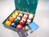 2" Inch ARAMITH PREMIER SPOTS & STRIPES Engraved Tournament Pool Balls