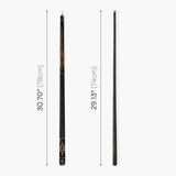 Dynamite Billiards DB2 Nitro Carbon Fiber American Pool Cue – 11.9mm HOW Black Tip – Designed by Darren Appleton