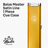 Baize Master SATIN LINE One Piece Luxury Snooker Pool Cue Case - Holds 3 Cues Cue & Case