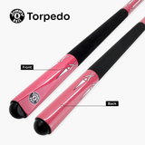 Jonny 8 Ball PINK TORPEDO 48 Inch 2 Piece Junior Kids Snooker Pool Cue and Case Set 9.5mm Tip