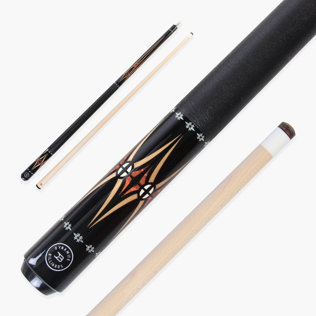 Dynamite Billiards DB2 American Maple Pool Cue – 12.5mm Tip – Designed by Darren Appleton