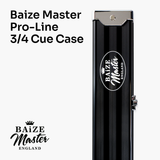 Baize Master Pro Line 3/4 2 Slot Luxury Aluminium Snooker and Pool Cue Case - Holds 1 Cue