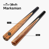 Baize Master Harvest Marksman 55 Inch ¾ Joint English Pool Cue with 9mm Baize Master Pro Impact Hybrid Tip