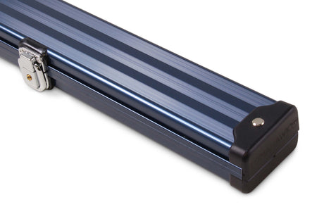 1 Piece Wide Aluminium LOCKABLE LUXURY Snooker Pool Cue Case - Holds 2 Cues