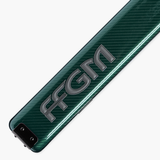 FFGM The Rocket Ronnie O'Sullivan 1 Piece 2 Slot Ultra Luxury Green Snooker and Pool Cue Case - Holds 2 x One Piece Cues Cue + Case