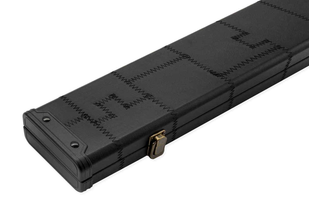 Baize Master 1 Piece Wide Patch Snooker Pool Cue Case with Plastic Ends - Holds 3 Cues