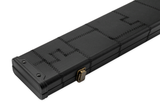 Baize Master 1 Piece Wide Patch Snooker Pool Cue Case with Plastic Ends - Holds 3 Cues