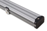 1 Piece Wide Aluminium LOCKABLE LUXURY Snooker Pool Cue Case - Holds 2 Cues
