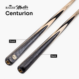 Baize Master Silver Centurion 58 Inch 1 Piece Snooker and Pool Cue with 9.5mm Pro Impact Tip