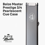 BAIZE MASTER Prestige Pro Aluminium 3/4 Luxury Snooker Pool Cue Case – Holds Two ¾ Joint Cues