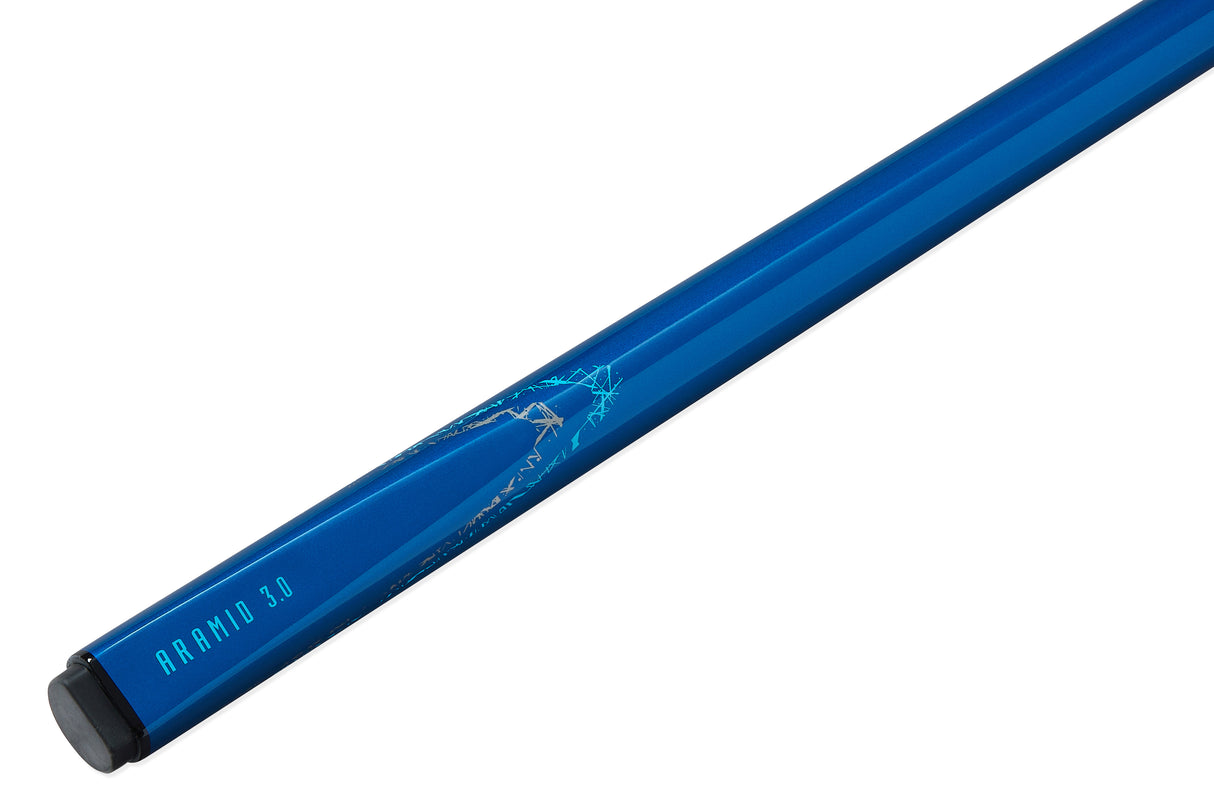 PowerGlide ARAMID 57 Inch 2 Piece Centre Joint Carbon Fibre Snooker Cue 10mm Tip