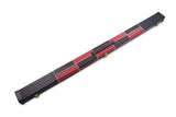 Deluxe 3/4 CHEQUERED Cue Case with Plastic Ends and Horizontal Chalk Compartment