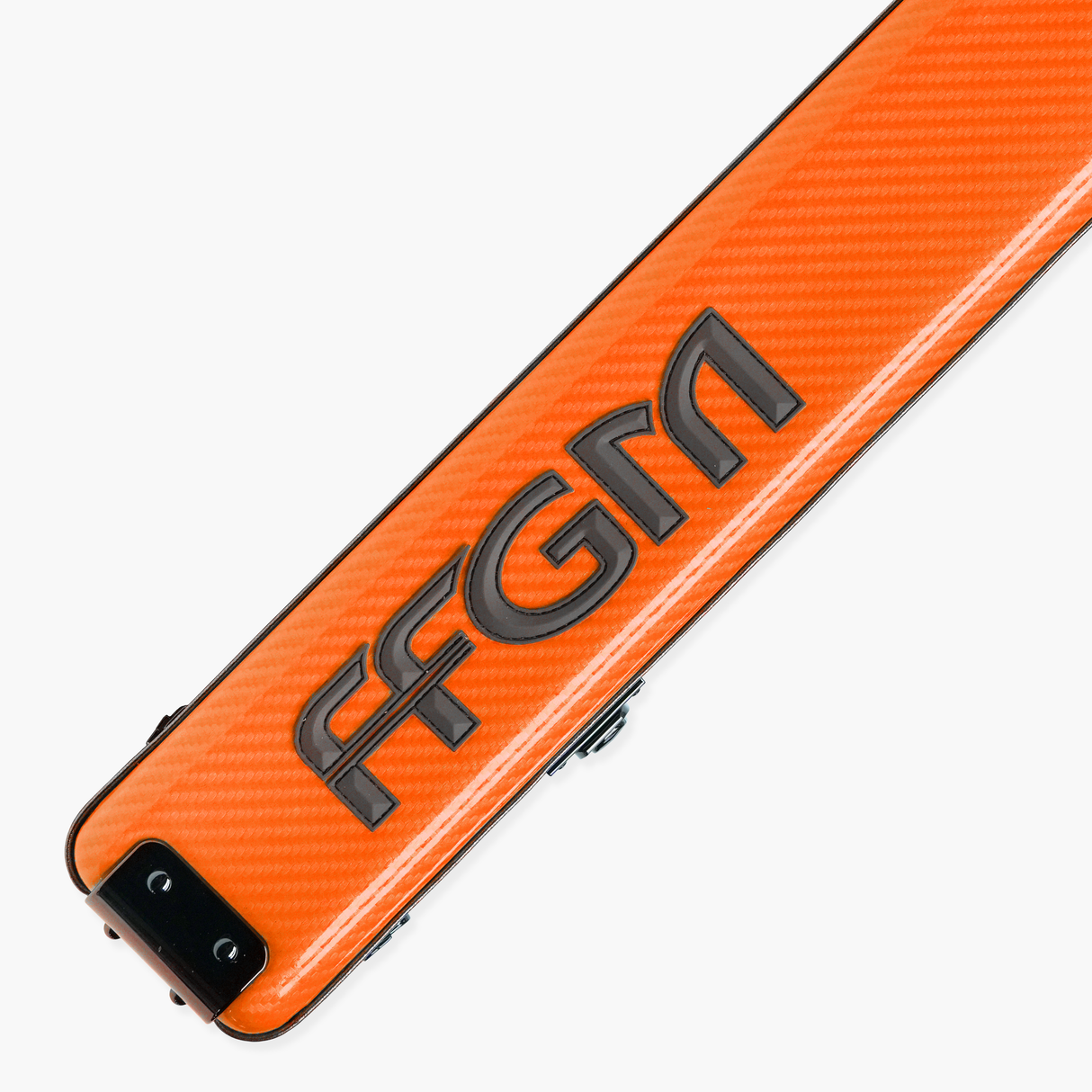 FFGM The Rocket Ronnie O'Sullivan 1 Piece 2 Slot Ultra Luxury Orange Snooker and Pool Cue Case - Holds 2 x One Piece Cues Cue + Case