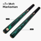 Baize Master Emerald Marksman ¾ Joint English Pool Cue with 8.5mm Baize Master Pro Impact Hybrid Tip