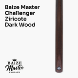 Baize Master Challenger 57" 2-Piece Cue - 9.3mm Tip with Case, Extension & Mini Butt