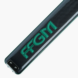 FFGM The Rocket Ronnie O'Sullivan 1 Piece 2 Slot Ultra Luxury Black and Green Snooker and Pool Cue Case - Holds 2 x One Piece Cues Cue + Case