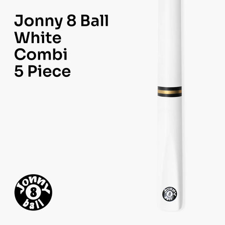 Jonny 8 Ball COMBI Length Adjustable 5 Piece Ash Snooker Pool Cue – 9mm Tip Jonny 8 Ball