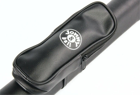 Jonny 8 Ball DOUBLE SHAFT Triangular Pool Cue Case - Holds Butt & 2 Shafts Jonny 8 Ball