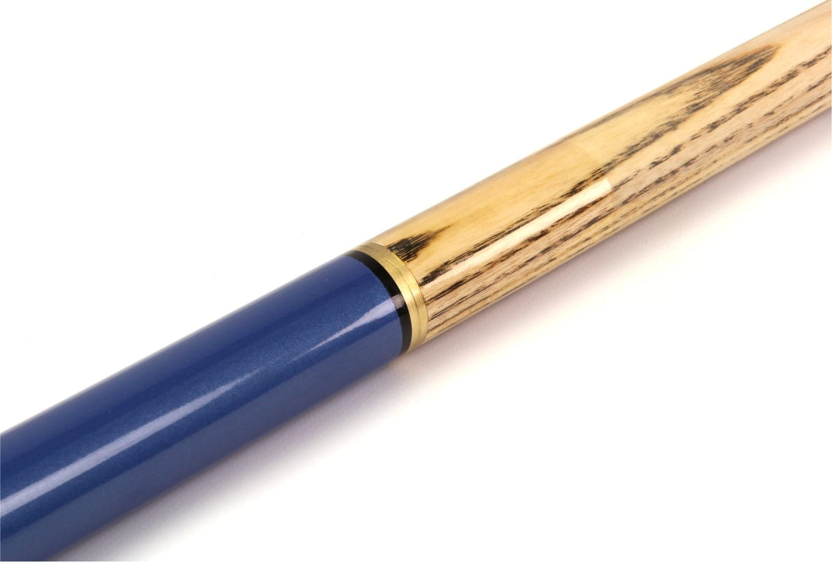 Jonny 8 Ball 36 Inch BLUE JET JUNIOR Kids 2pc Ash Snooker Cue & SOFT CASE