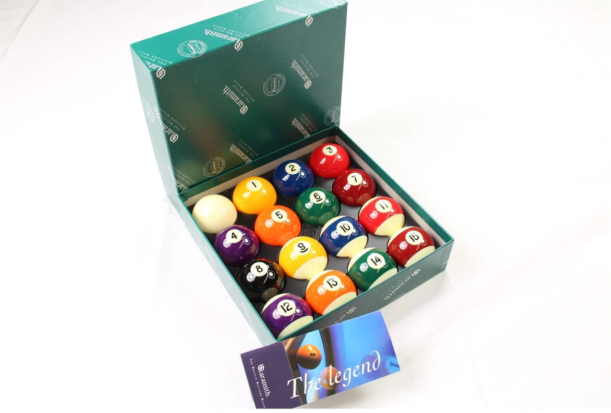 Aramith Premier 2 1/4 inch American Pool Spots and Stripes Balls