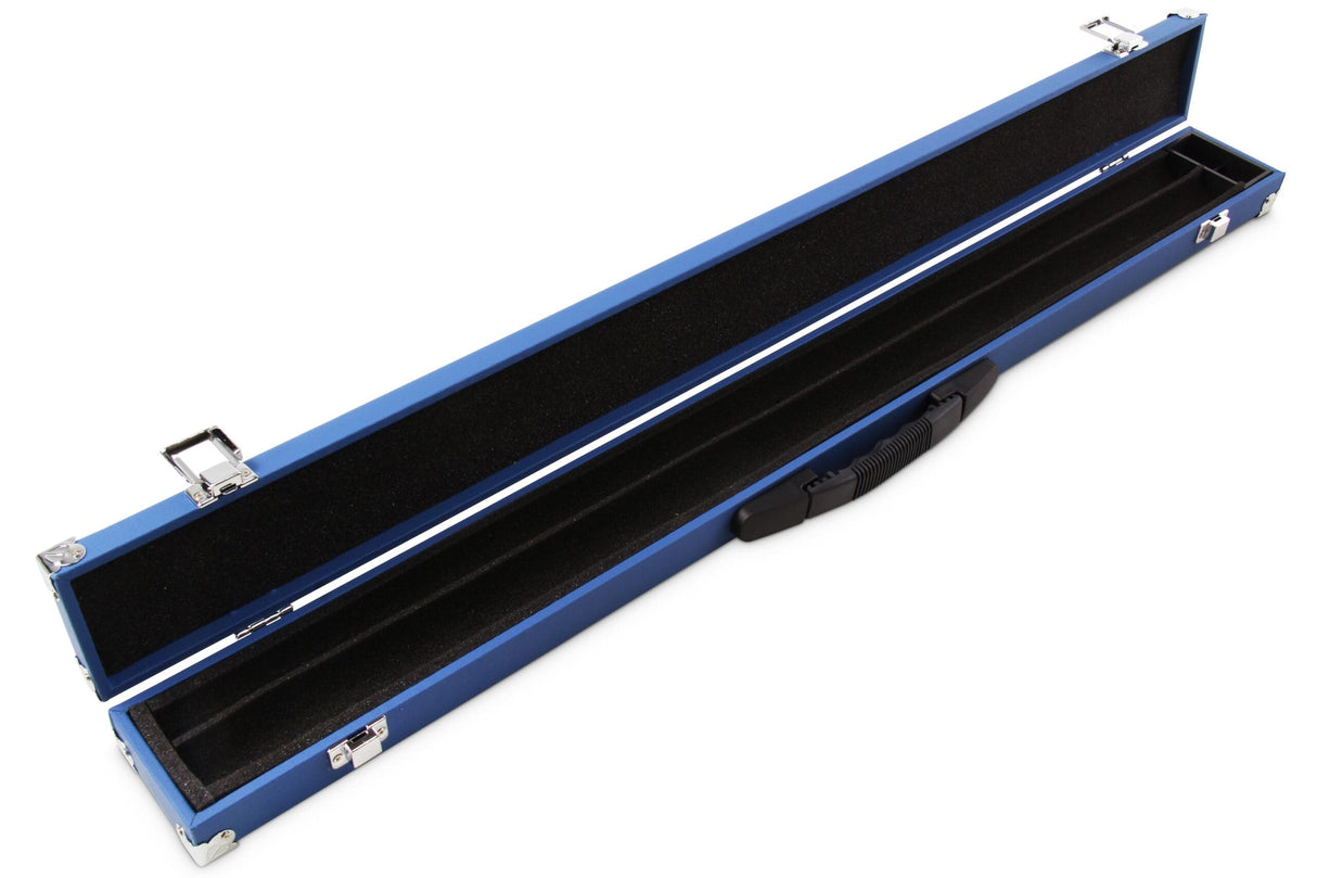 2 Piece Snooker Pool Cue Case with Reinforced Corners and Chalk Compartment