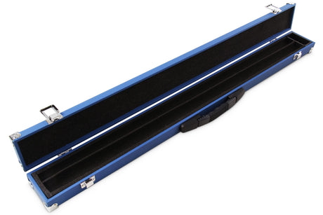 2 Piece Snooker Pool Cue Case with Reinforced Corners and Chalk Compartment