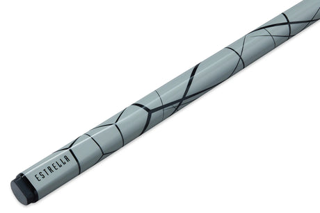 PowerGlide Estrella Fiberglass 57 Inch 2 Piece Centre Joint Low Deflection Snooker Cue 10mm Tip