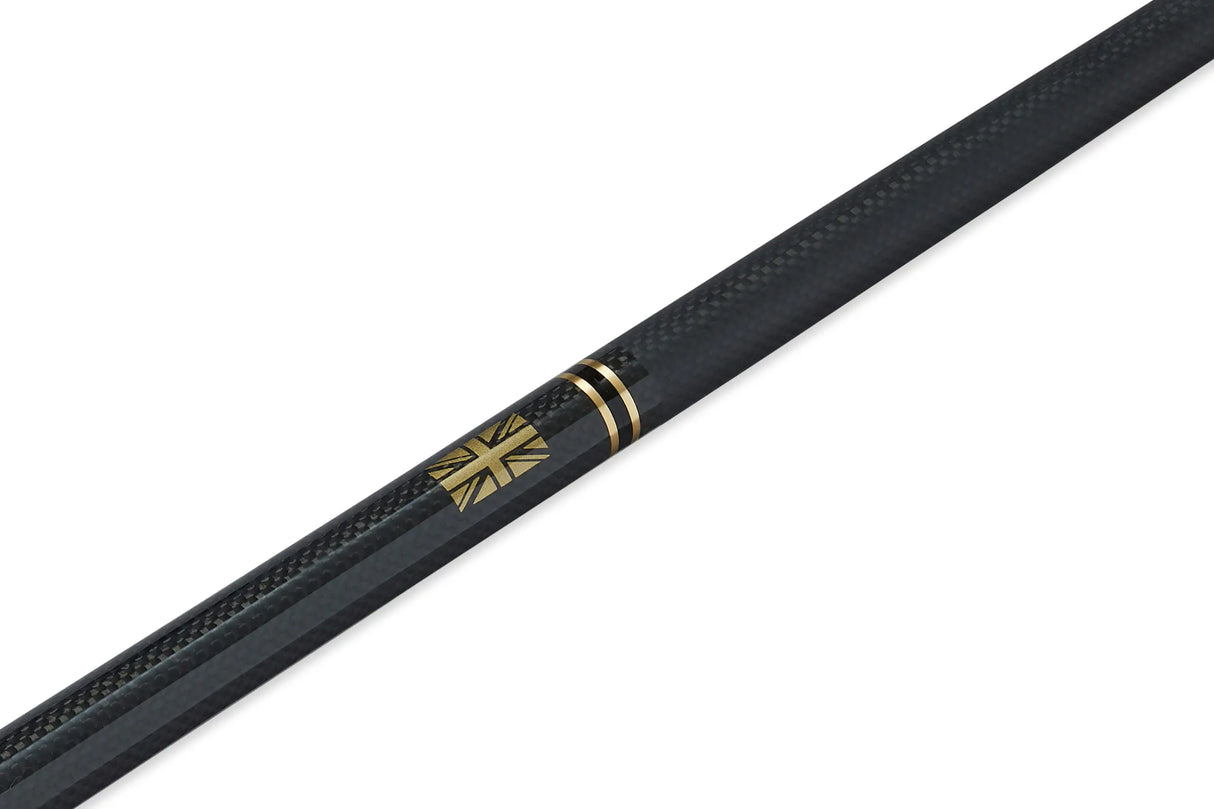 PowerGlide ARAMID 57 Inch 2 Piece Centre Joint Carbon Fibre Snooker Cue 10mm Tip