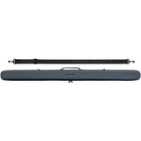 PowerGlide Svartur Black 3/4 Tubular Snooker Pool Cue Case - Max Shaft Length 111cm