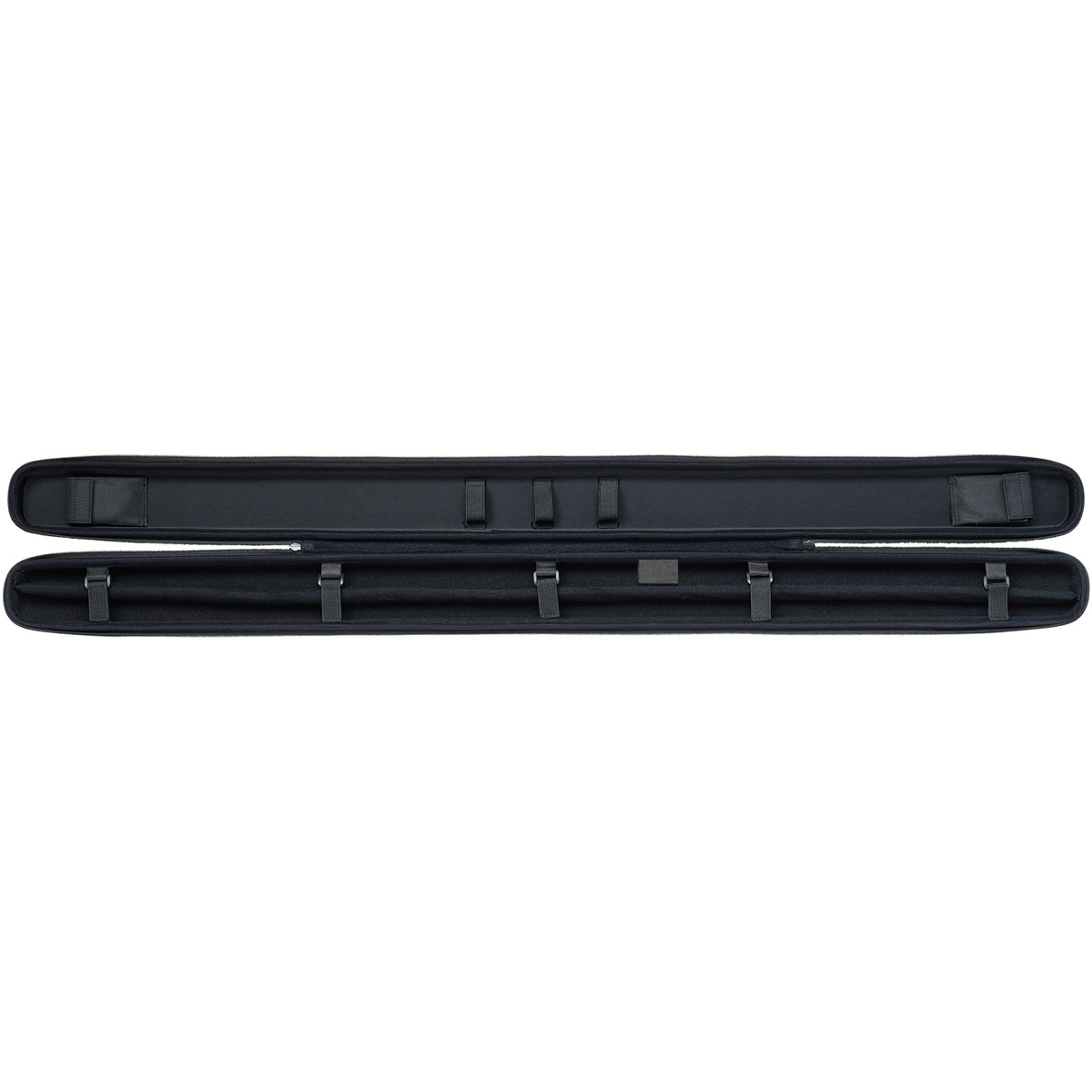 PowerGlide Svartur Black 3/4 Tubular Snooker Pool Cue Case - Max Shaft Length 111cm