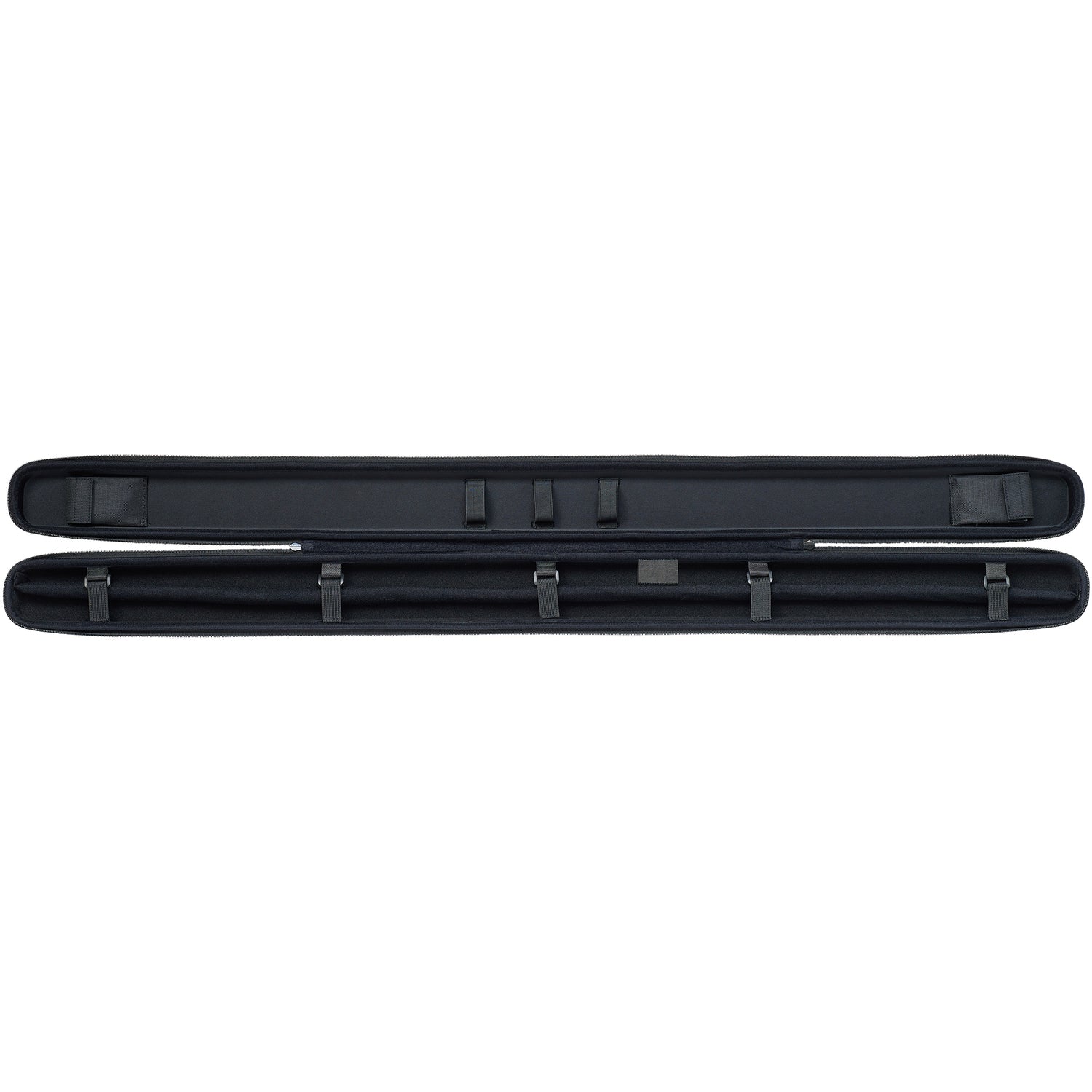 PowerGlide Svartur Black 3/4 Tubular Snooker Pool Cue Case - Max Shaft Length 111cm