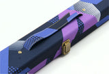 Tomahawk ABS ¾ 80s Blue and Black Deluxe Snooker Cue Case – Tough Plastic End Cue & Case