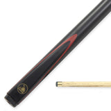 Cannon RED & BLACK VIPER 3 Piece 57 Inch Snooker Pool Cue by Peradon - 9mm Tip