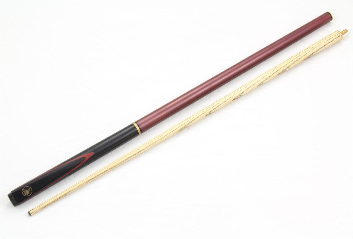 Cannon RED & BLACK VIPER 3 Piece 57 Inch Snooker Pool Cue by Peradon - 9mm Tip