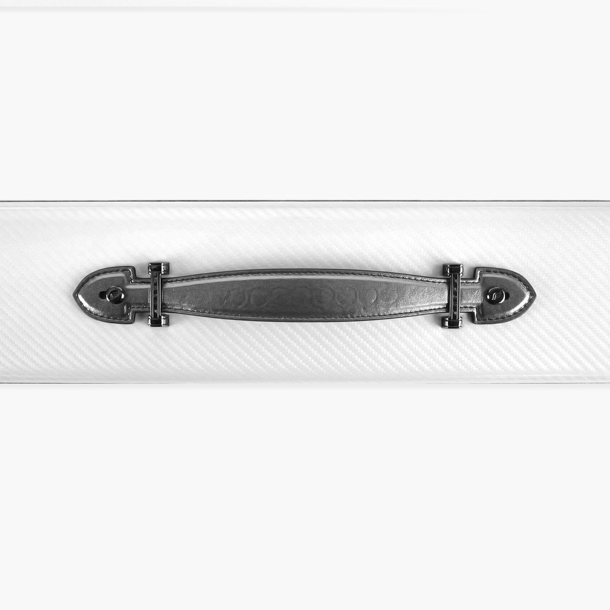 FFGM The Rocket Ronnie O'Sullivan 1 Piece 3 Slot Ultra Luxury White Snooker and Pool Cue Case - Holds 3 x One Piece Cues