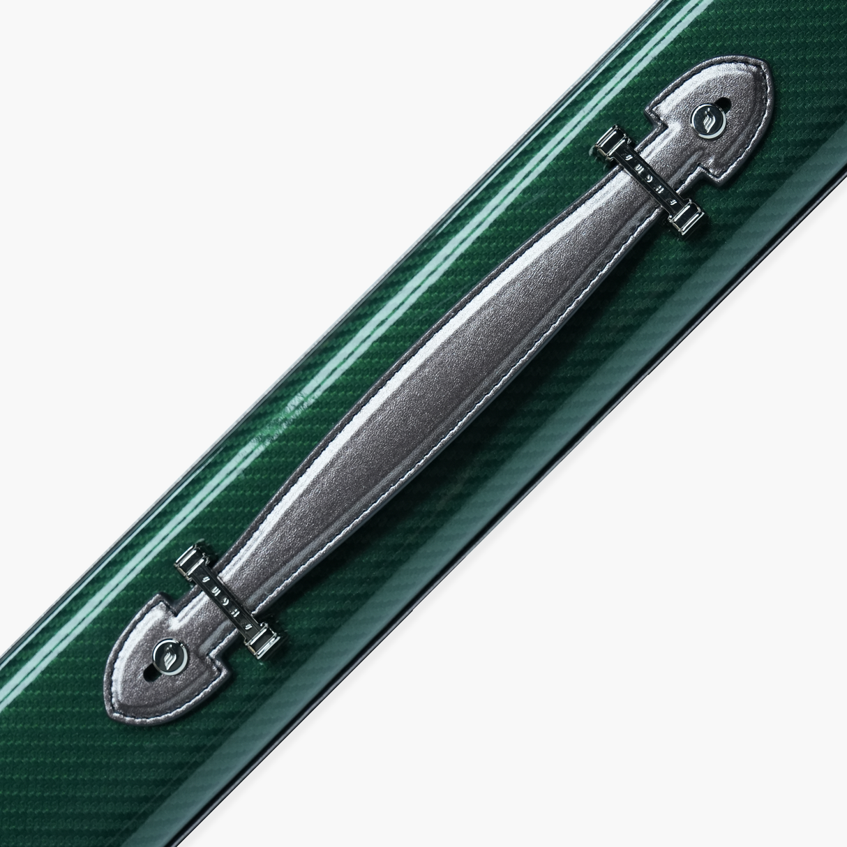 FFGM The Rocket Ronnie O'Sullivan 1 Piece 2 Slot Ultra Luxury Green Snooker and Pool Cue Case - Holds 2 x One Piece Cues Cue + Case