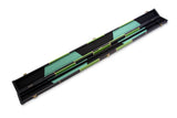 Deluxe 3/4 CHEQUERED Cue Case with Plastic Ends and Horizontal Chalk Compartment