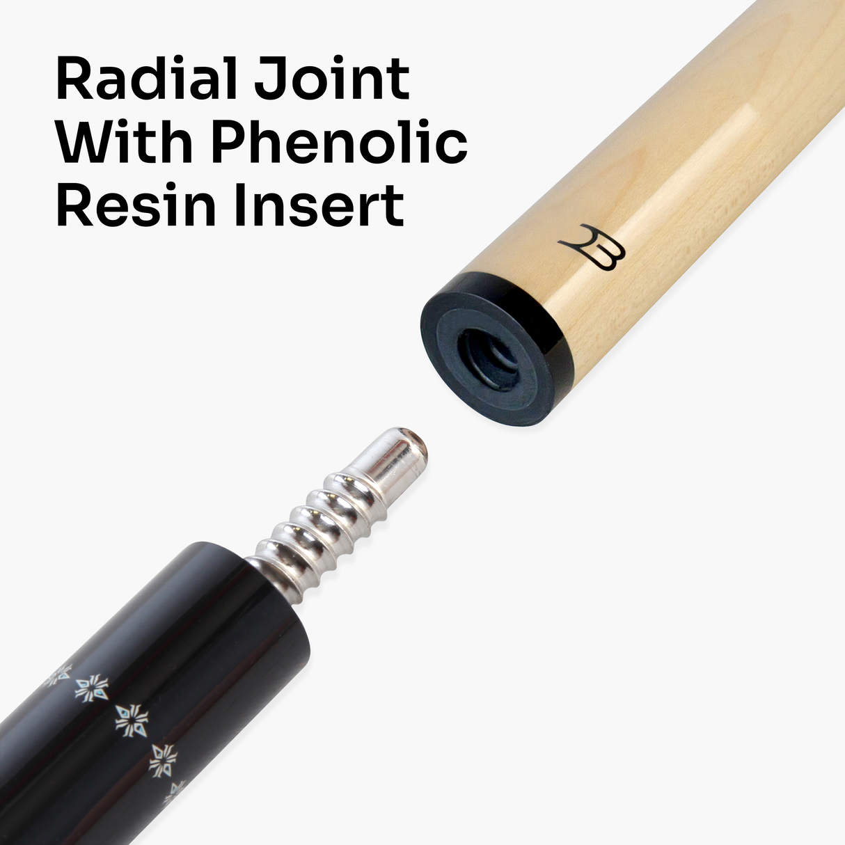 Dynamite Billiards PRO-85 Low Deflection Premium Tapered Maple Shaft, 12mm Everest Tip, Radial Joint