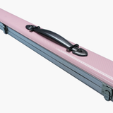 FFGM The Rocket Ronnie O'Sullivan 1 Piece 2 Slot Ultra Luxury Pink Snooker and Pool Cue Case - Holds 2 x One Piece Cues Cue + Case