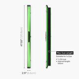 Baize Master Summit ¾ 2 Slot Luxury Aluminium Snooker and Pool Cue Case with Chunky Metal Ends – Holds 1 x ¾ Joint Cue + Extensions