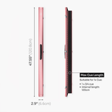Baize Master Summit One Piece Two Slot Luxury Aluminium Snooker and Pool Cue Case with Chunky Metal Ends – Holds 2 x One Piece Cues
