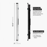 Baize Master Fusion One Piece 2 Slot Luxury Aluminium Snooker and Pool Cue Case with Trigger™ Lock – Holds 2 x One Piece Cues Baize Master