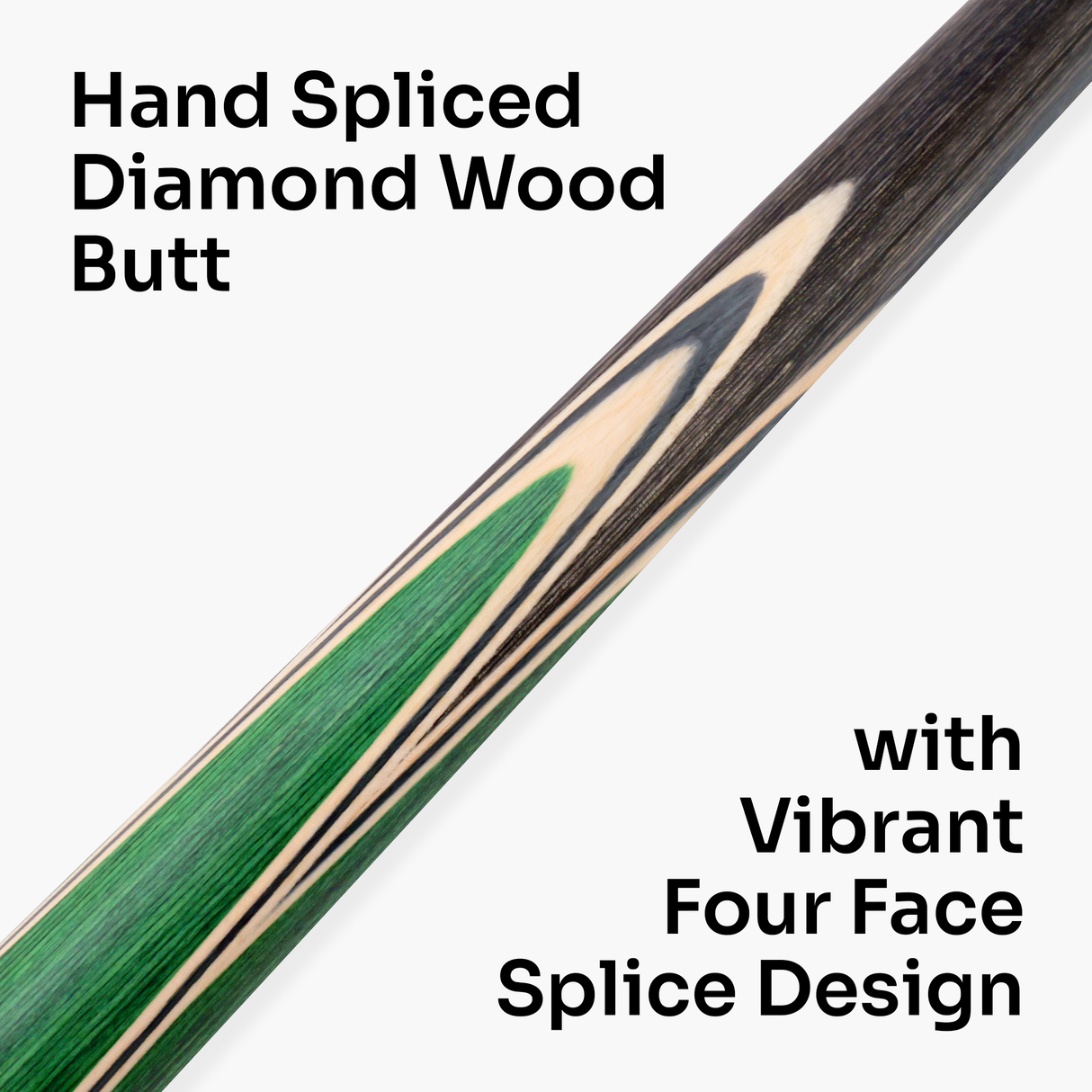 PRO147 TRIUMPH 2 Piece Premium Ash Snooker and Pool Cue with 9.5mm Professional Layered Tip