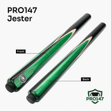 PRO147 Jester 3/4 Joint Snooker and Pool Cue and Case Set with 9.3mm Pro Tip PRO147