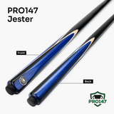 PRO147 Jester 1 Piece Snooker and Pool Cue and Case Set with 9.3mm Pro Tip