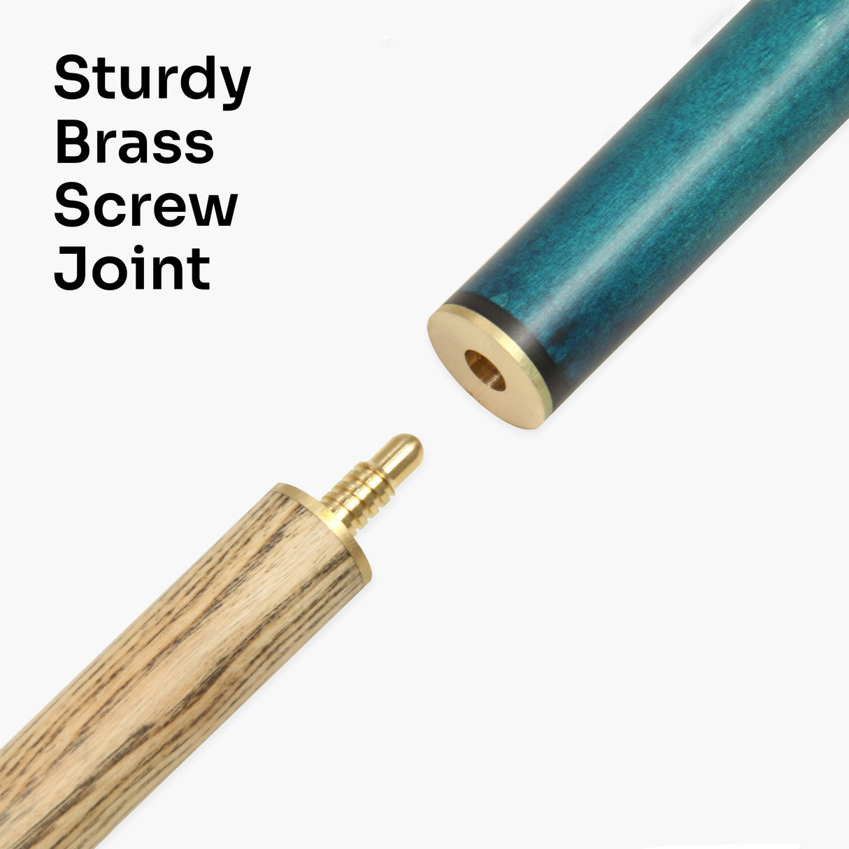 Jonny 8 Ball COMBI Length Adjustable 5 Piece Ash Snooker Pool Cue – 9mm Tip