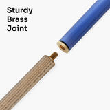 Jonny 8 Ball 36 inch BLUE JET JUNIOR 2pc Ash Pool Snooker Cue - 10mm Tip