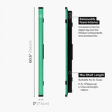Baize Master Fusion One Piece 2 Slot Luxury Aluminium Snooker and Pool Cue Case with Trigger™ Lock – Holds 2 x One Piece Cues Baize Master
